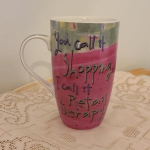 Shopaholic Mug Coffee Tea Joyce Shelton